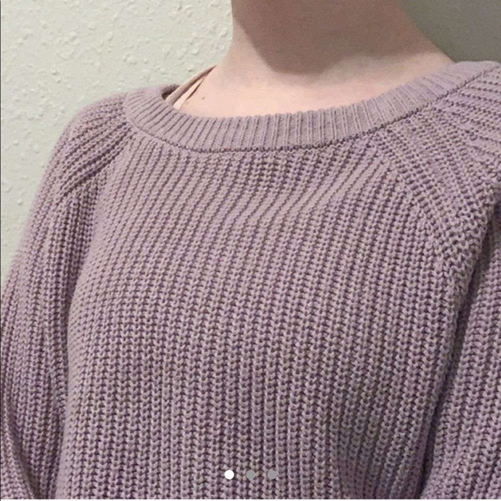 Purple sweater